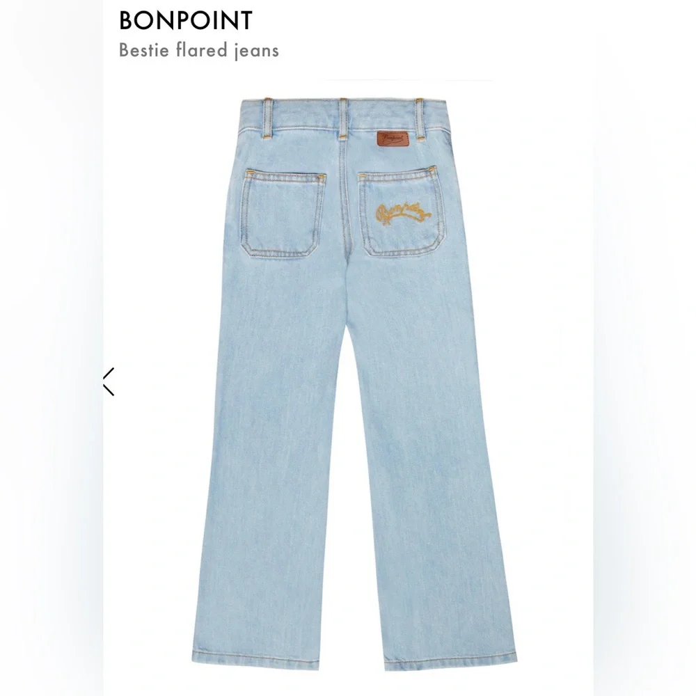 BONPOINT Bestie Flared Denim Jeans Size 4T